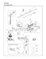RedMax BCZ 2460 TS - RedMax Brushcutter (SN: 00400101 & Above) (2012-08)