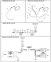 Ariens 921317 - Ariens Deluxe 24" Track Snow Blower (SN: 000101 - 094999) Electrical And Wiring Diagram