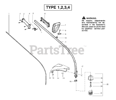 Weed Eater XT 300 - Weed Eater String Trimmer, Type 2 Handle &amp; Shaft Assembly