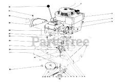Toro 56108 - Toro 32" Sportsman Rear-Engine Riding Mower, Recoil (SN: 002000001 - 002999999) (1972)