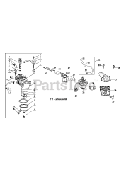 MTD 31AS2S1E795 - MTD Pro Snow Thrower (2013) 265-JU-12 Carburetor