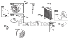 Briggs & Stratton 613277-0011-E1 - Briggs & Stratton Horizontal Engine Lubrication Group