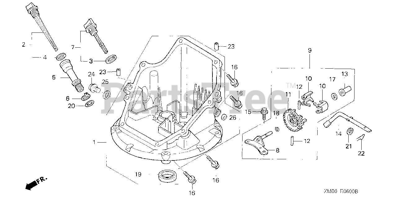 Honda GCV160 A S3A (GJAEA) Honda Engine, Made in USA (SN GJAEA