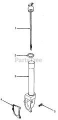 Cub Cadet 1204 (147-610-100) - Cub Cadet Garden Tractor (SN: 756300 - 799999) Dipstick