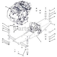 Gravely 996123 (420 RX) - Gravely Treker Utility Vehicle, 4x2, Red, Subaru (SN: 000101 - 019999)