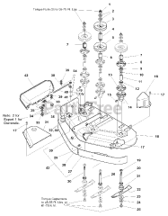 Simplicity 1694088 - Simplicity 50" Mower Deck