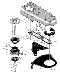 Murray TM5000x50B - Murray Walk-Behind Trimmer (2000) Trimmer Head Assembly