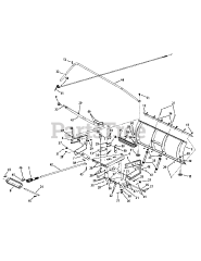 Cub Cadet 302 (190-302-100) - Cub Cadet 42" Snow Blade General Assembly (2011 &amp; after)