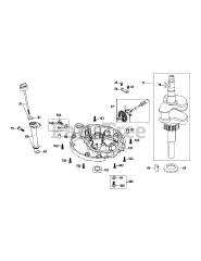 MTD 1P65TU - MTD Engine 1P65TU Crankshaft &amp; Crankcase Cover