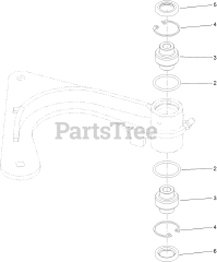 Toro 39514 - Toro 24" Stand-On Aerator (SN: 415300000 - 416399999) Idler Arm Assembly No. 126-9116