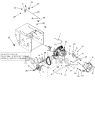 Gravely 926064 - Gravely 36" Power Brush, Subaru, Hydro (SN: 000101 - 000999)