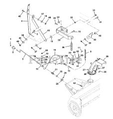 Gravely 831045 - Gravely 48" Sno-Thro for 7173H Tractor (SN: 000101 & Above)