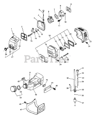 Echo SRM-3110 - Echo String Trimmer (Type 1) Intake, Exhaust, Fuel System