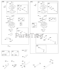 Briggs & Stratton 297440-0153-G2 - Briggs & Stratton Horizontal Engine Carburetor, Fuel Supply