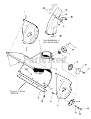 Simplicity 7555 M (1694836) - Simplicity 22" Snow Thrower, 7.5hp