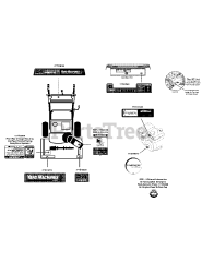 Yard Machines 31AS63EE700 - Yard Machines Snow Thrower (2013) Label Map 31AS63EE700