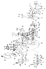 MTD 196-765-000 - MTD Mower Deck Assembly Only (1986)