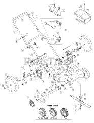 White Outdoor 11A-504K290 - White Outdoor 22" Walk-Behind Mower (2007)