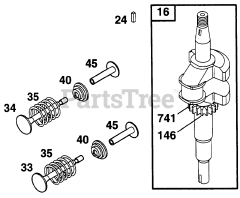 Briggs & Stratton 12B802-0808-01 - Briggs & Stratton Vertical Engine