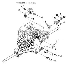 White Outdoor LT-125 (136L691F190) - White Outdoor 38" Lawn Tractor (1996) Transmission