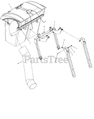 Gravely 891008 - Gravely Peco 2-Bag Bagger (SN: 002000 & Above)