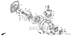 Honda WB30 XT2 A (WACT) - Honda Water Pump, Made in Thailand (SN: WACT-2000001 - WACT-2999999)