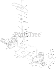 Toro 74777 (MX 6050) - Toro 60" TimeCutter Zero-Turn Mower (SN: 400000000 - 401399999) Traction Drive Assembly