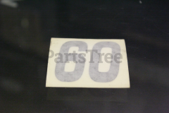 Gravely 03818400 Decal- 60