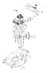 Exmark MS6KA26B - Exmark 26" Metro Walk-Behind Mower, 6hp Kawasaki (SN: 790000 - 849999) (2009)