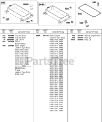 Briggs & Stratton 326437-0719-01 - Briggs & Stratton Horizontal Engine Engine Base
