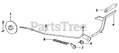 Cub Cadet 81 (0350003U) - Cub Cadet Lawn Tractor Brakes &amp; Connections