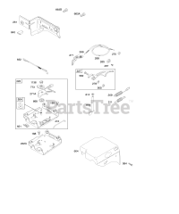 Briggs & Stratton 203437-0110-E9 - Briggs & Stratton Horizontal Engine Controls, Governor Spring