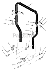 Scag SZC36A-16HN - Scag Z-Cat 36" Zero-Turn Mower, 16hp Honda (SN: B3900001 - B3999999) SZC Roll-Over Protection System