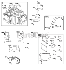Briggs & Stratton 44C877-0009-B5 - Briggs & Stratton Vertical Engine Cylinder Group