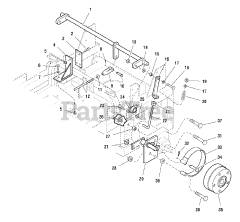 Simplicity ZT 2348 T - Simplicity Colt 48" Zero-Turn Mower, 23hp Kohler Parking Brake Group - Lower (7090pbgl)