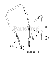 Poulan Pro PR 240 (961920067-02) - Poulan Pro Snow Thrower (2015-06) HANDLE