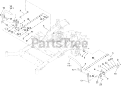 Toro 74925 TE (6000) - Toro 152cm Z Master Zero-Turn Mower, Side-Discharge Deck (SN: 313000001 - 313999999) (2013) MOTION CONTROL ASSEMBLY