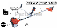 Echo SRM-3605 U - Echo Brush Cutter (SN: 20001001 - 20999999)