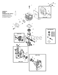 Shindaiwa M 230 - Shindaiwa Multi-Tool Powerhead Crankcase, Cylinder, Muffler