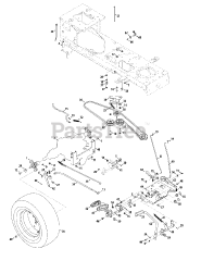 Columbia Q 81 GH (14AQ81GH897) - Columbia 46" Garden Tractor (2009)