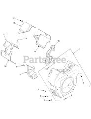 Cub Cadet 5252 (54AE52D-710) - Cub Cadet Compact Tractor Blower Housing and Baffles