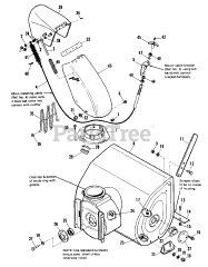 Simplicity 1080 M (1691371) - Simplicity 32" Snow Thrower, 10hp