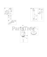 Briggs & Stratton 403677-0343-E1 - Briggs & Stratton Vertical Engine Camshaft, Crankshaft, Lubrication, Piston, Rings, Connecting Rod