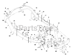 White Outdoor LR-927 (13A-328-190) - White Outdoor 27" Rear-Engine Riding Mower (2001)
