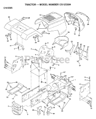 Electrolux/AYP CS 12538 A - Electrolux/AYP Lawn Tractor (1997)