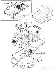 Simplicity 5216 H (1691033) - Simplicity Lawn Tractor, 16hp