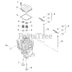 Swisher A 3000 - Swisher Blower Valve Train