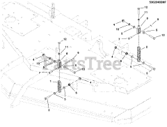 Simplicity 5901336 - Simplicity 72" Mower Deck 72" Mower Deck - Hanger Chains (5302040DMF)