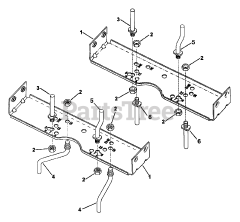 Snapper WLT 145H38GBV (84657) - Snapper 38" Lawn Tractor, 14.5hp Belt Guide Assembly