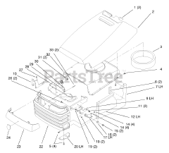 Toro 72110 (270-H) - Toro Lawn & Garden Tractor (SN: 089000600 - 089099999) (1998)